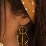 Threader Earrings ~ 18k Gold Plated ~ME095 - Maresia Jewelry