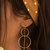 Threader Earrings ~ 18k Gold Plated ~ME095 - Maresia Jewelry