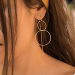Threader Earrings ~ 18k Gold Plated ~ME095 - Maresia Jewelry