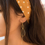 Threader Earrings ~ 18k Gold Plated or Silver Plated~ ME027 - Maresia Jewelry