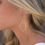 Threader Earrings ~ 18k Gold Plated or Silver Plated~ ME027 - Maresia Jewelry