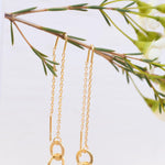 Threader Earrings ~ 18k Gold Vermeil~ ME113 - Maresia Jewelry