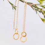 Threader Earrings ~ 18k Gold Vermeil~ ME113 - Maresia Jewelry