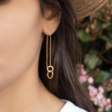 Threader Earrings ~ 18k Gold Vermeil~ ME113 - Maresia Jewelry