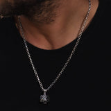 Tiger Men's Pendant ~ Sterling Silver 925 ~ - Maresia Jewelry