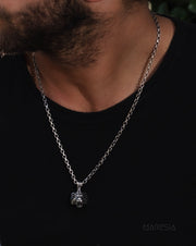 Tiger Men's Pendant ~ Sterling Silver 925 ~ - Maresia Jewelry