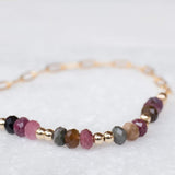 Tourmaline Bracelet ~ Gold Filled or Sterling Silver 925 ~ MB016 - Maresia Jewelry