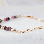 Tourmaline Bracelet ~ Gold Filled or Sterling Silver 925 ~ MB016 - Maresia Jewelry