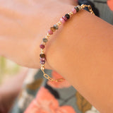 Tourmaline Bracelet ~ Gold Filled or Sterling Silver 925 ~ MB016 - Maresia Jewelry