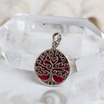 Tree of Life Small Pendant ~ Abalone, Mother of Pearl or Coral ~ Sterling Silver 925 ~SMP018 - Maresia Jewelry