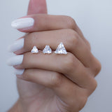 Triangle Shape Earrings ~ Sterling Silver or Gold Vermeil ~ ME068 - Maresia Jewelry