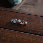 Moonstone Ring~ Sterling Silver 925 ~ Handmade ~ Gemstone ~Statement Tear Drop stone ~ Hippie ~Bohemian~June Birthstone~MR255
