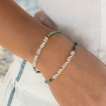 Turquoise & Moonstone Bracelet ~ Gold Filled or Sterling Silver 925  ~ MB003 - Maresia Jewelry