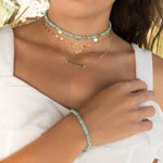 Turquoise Bracelet ~ Gold Filled or Sterling Silver 925 ~ MB004 - Maresia Jewelry