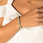 Turquoise Bracelet ~ Gold Filled or Sterling Silver 925 ~ MB004 - Maresia Jewelry