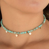 Turquoise Choker ~ Sterling Silver 925 or Gold Filled - Maresia Jewelry