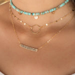 Turquoise Choker ~ Sterling Silver 925 or Gold Filled - Maresia Jewelry