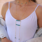 Turquoise Choker ~ Sterling Silver 925 or Gold Filled - Maresia Jewelry