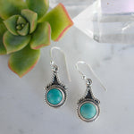 Turquoise Earrings ~ Sterling Silver 925 - Maresia Jewelry