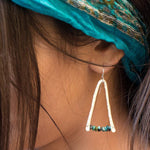 Turquoise Earrings ~ Sterling Silver 925 - Maresia Jewelry