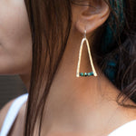 Turquoise Earrings ~ Sterling Silver 925 - Maresia Jewelry