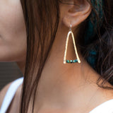 Turquoise Earrings ~ Sterling Silver 925 - Maresia Jewelry
