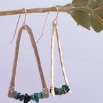 Turquoise Earrings ~ Sterling Silver 925 - Maresia Jewelry