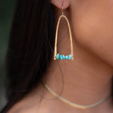 Turquoise Earrings ~ Sterling Silver 925 or Gold Filled - Maresia Jewelry