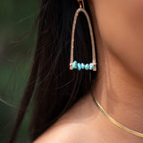 Turquoise Earrings ~ Sterling Silver 925 or Gold Filled - Maresia Jewelry