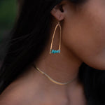 Turquoise Earrings ~ Sterling Silver 925 or Gold Filled - Maresia Jewelry