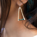 Turquoise Earrings ~ Sterling Silver 925 - Maresia Jewelry