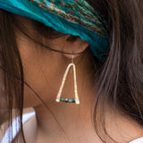 Turquoise Earrings ~ Sterling Silver 925 - Maresia Jewelry