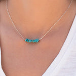 Turquoise necklace~ Sterling Silver 925 - Maresia Jewelry