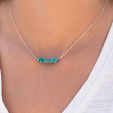 Turquoise necklace~ Sterling Silver 925 - Maresia Jewelry