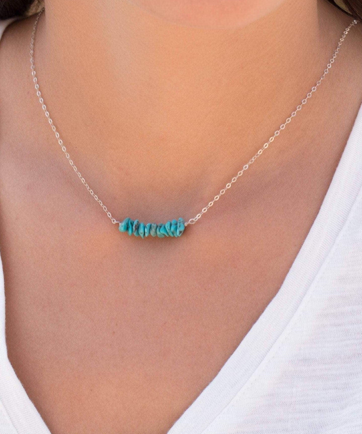 Turquoise necklace~ Sterling Silver 925 - Maresia Jewelry