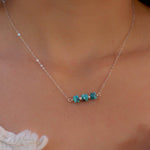 Turquoise necklace~ Sterling Silver 925 or Gold Filled - Maresia Jewelry