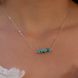 Turquoise necklace~ Sterling Silver 925 or Gold Filled - Maresia Jewelry