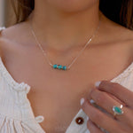 Turquoise necklace~ Sterling Silver 925 or Gold Filled - Maresia Jewelry