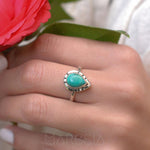 Turquoise Ring ~ Sterling Silver 925 ~MR008 - Maresia Jewelry