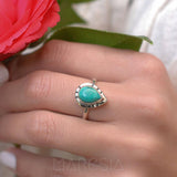 Turquoise Ring ~ Sterling Silver 925 ~MR008 - Maresia Jewelry