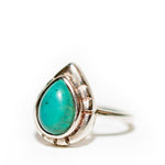 Turquoise Ring ~ Sterling Silver 925 ~MR008 - Maresia Jewelry