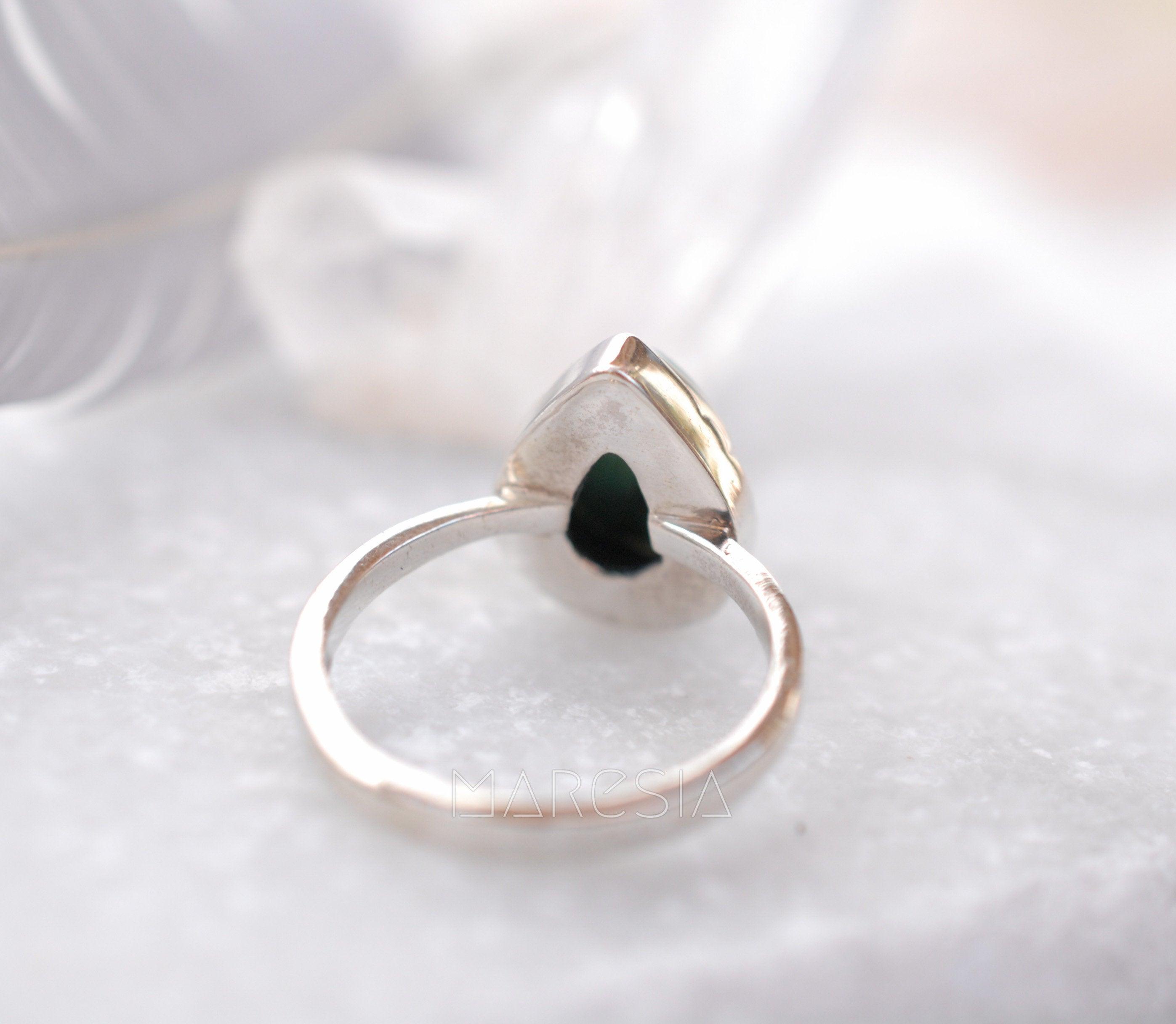 Turquoise Ring ~ Sterling Silver 925 ~MR008 - Maresia Jewelry