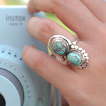 Turquoise Ring ~ Sterling Silver 925 ~MR113 - Maresia Jewelry