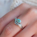 Turquoise Ring ~ Sterling Silver 925 ~ MR133 - Maresia Jewelry