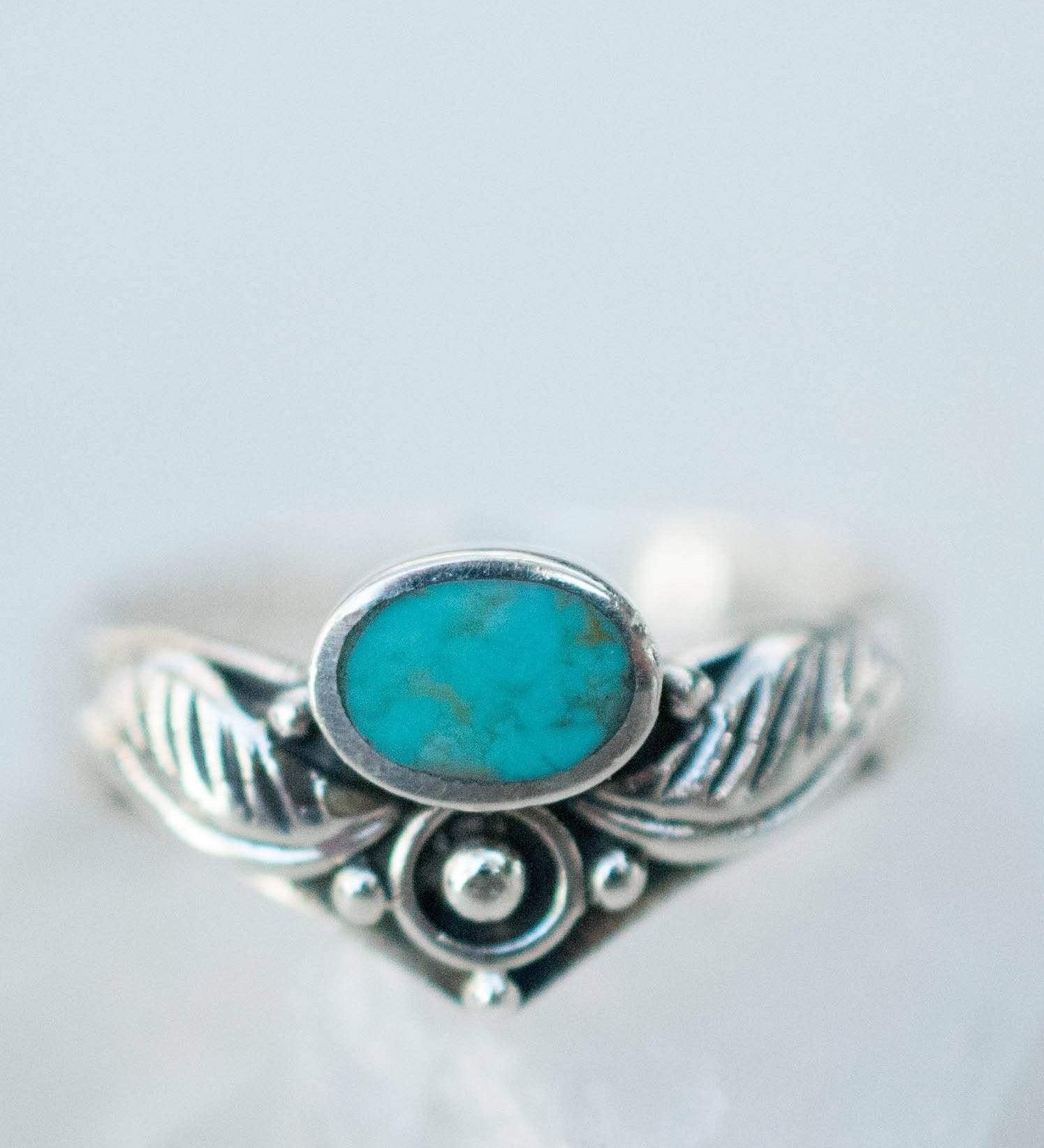 Turquoise Ring ~ Sterling Silver 925 ~ MR133 - Maresia Jewelry