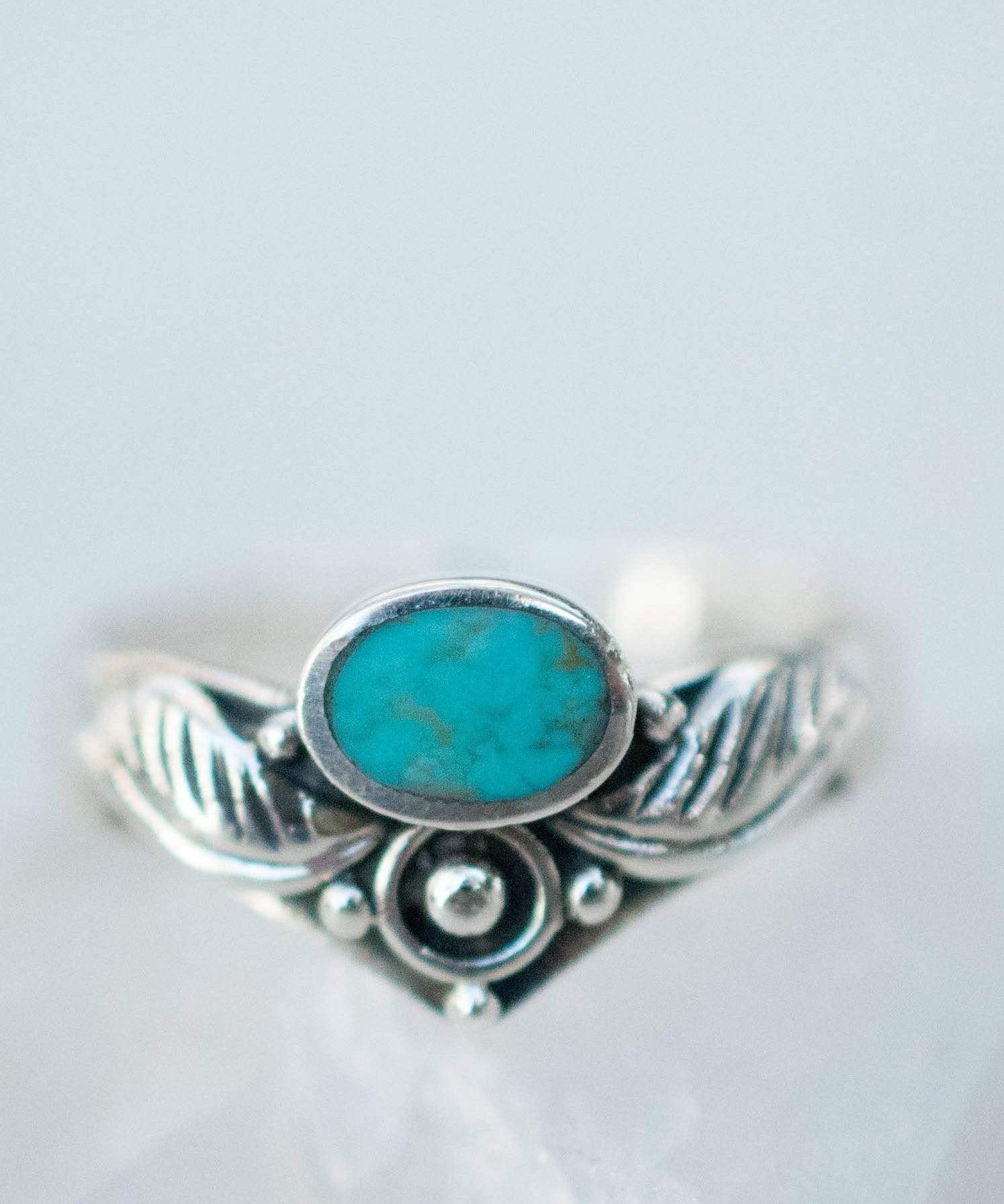 Turquoise Ring ~ Sterling Silver 925 ~ MR133 - Maresia Jewelry