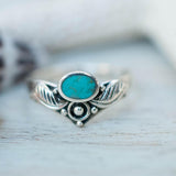 Turquoise Ring ~ Sterling Silver 925 ~ MR133 - Maresia Jewelry