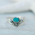 Turquoise Ring ~ Sterling Silver 925 ~ MR133 - Maresia Jewelry