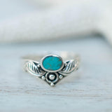 Turquoise Ring ~ Sterling Silver 925 ~ MR133 - Maresia Jewelry