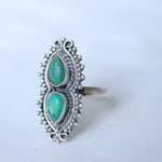 Turquoise Ring ~ Sterling Silver 925 ~MR140 - Maresia Jewelry